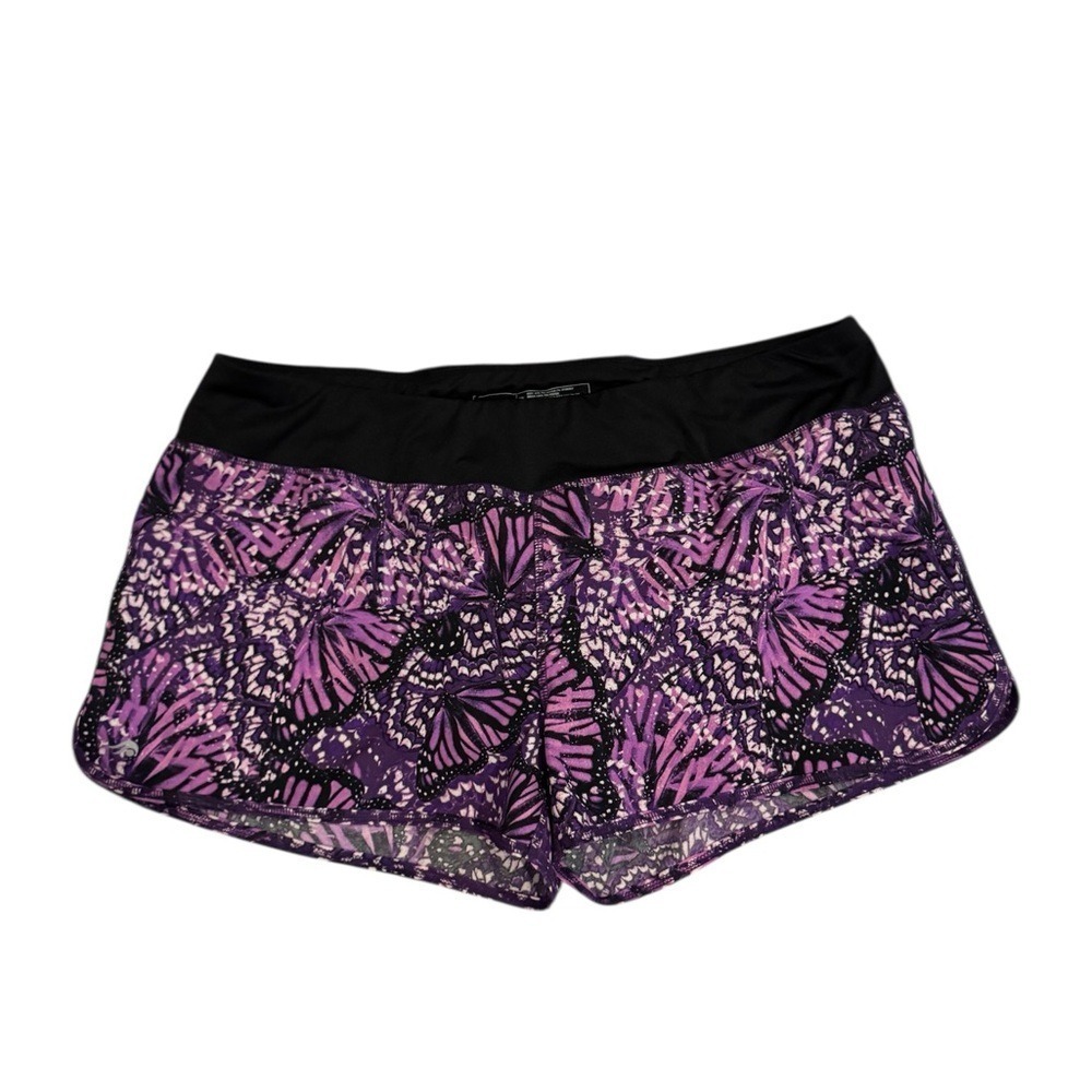 Purple and Pink Patterned Shorts